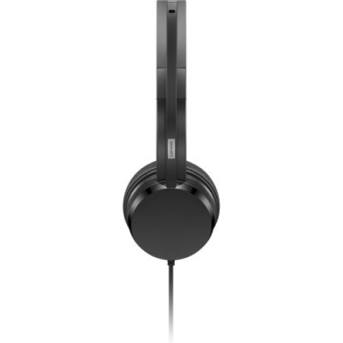 Наушники Lenovo USB-A Wired Stereo On-Ear Black (4XD1K18260)