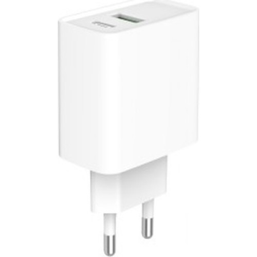 Зарядное устройство Gembird USB-A + Type-C (PD20W + QC3.0 18W) white (TA-UC-PDQC20-01-W)