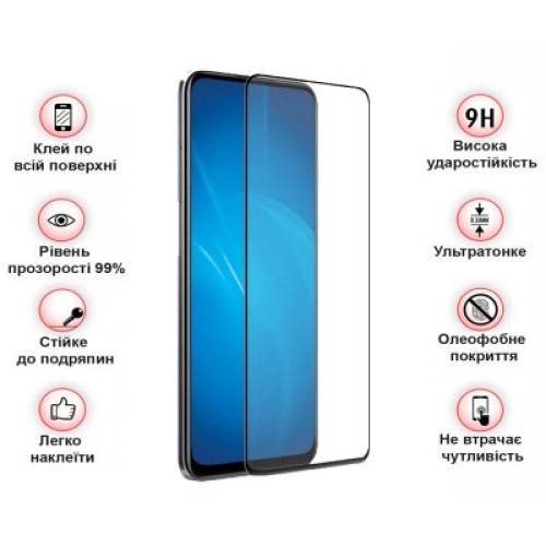 Стекло защитное BeCover Infinix Smart 8 Plus (X6526) Black (710652)