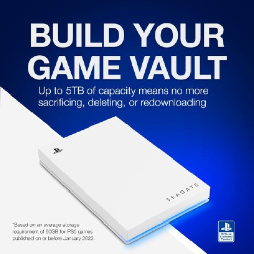 Внешний жесткий диск 2.5" 2TB Game Drive for PlayStation 5 Seagate (STLV2000201)