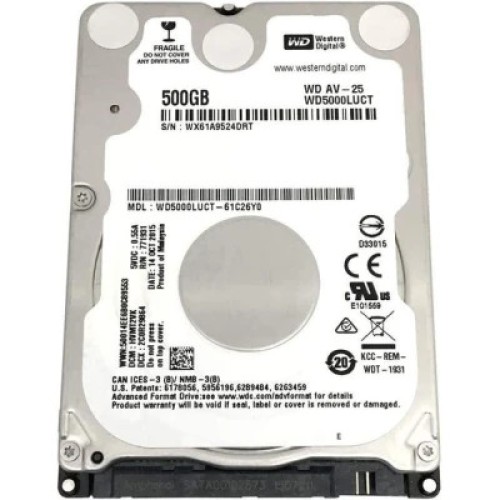 Жесткий диск для ноутбука 2.5" 500GB WD (# WD5000LUCT #)