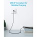 Дата кабель USB 2.0 AM to Type-C 0.9m 322 Black Anker (A81H5G11)