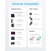 Дата кабель USB-C to USB-C 0.9m 322 Black Anker (A81F5G11)