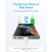 Дата кабель USB-C to USB-C 1.8m 322 White Anker (A81F6H21)