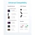 Дата кабель USB-C to USB-C 1.8m 322 White Anker (A81F6H21)