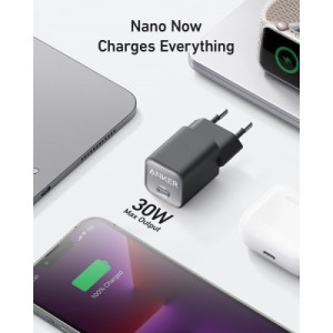 Зарядное устройство Anker PowerPort 511 Nano III - 30W USB-C White (A2147G21)