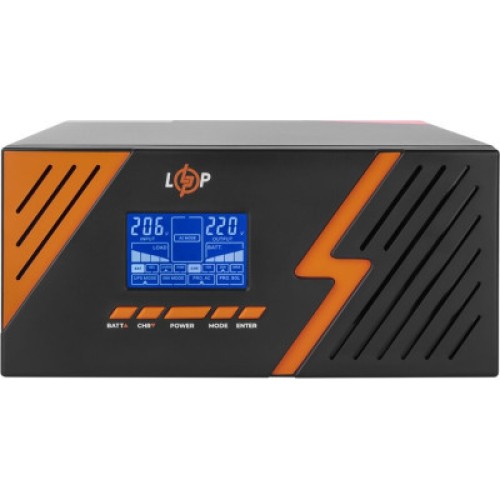 Источник бесперебойного питания LogicPower LPM - PSW-1500VA, 1050W, Black (22754)