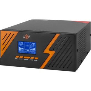 Пристрій безперебійного живлення LogicPower LPM - PSW-1500VA, 1050W, Black (22754)