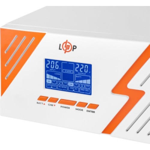 Источник бесперебойного питания LogicPower LPM - PSW-1500VA, 1050W, White (22755)
