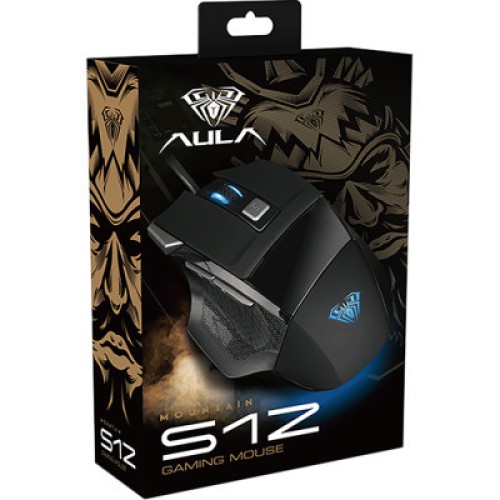 Мышка Aula S12 USB Black (S12)