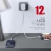 Зарядное устройство Intaleo 12W Fast Charge 2USB 2.4A white (1283126578281)