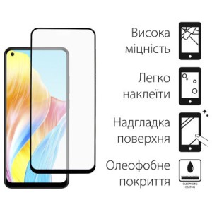 Стекло защитное Dengos Oppo A78 4g 2шт. (DG-TG2P-02)