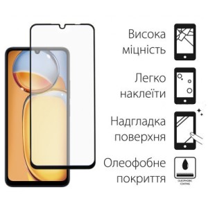 Стекло защитное Dengos Xiaomi Redmi 13C 2шт. (DG-TG2P-05)