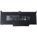 Аккумулятор для ноутбука Dell Latitude 7280 F3YGT, 53Wh (7200mAh), 4cell, 7.4V, Li-Pol AlSoft (A47873)