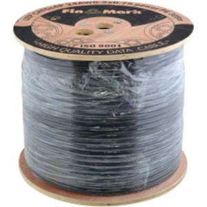 Кабель мережевий FinMark UTP 500м CAT5e 2P 24AWG PE B Pull Box (055850)
