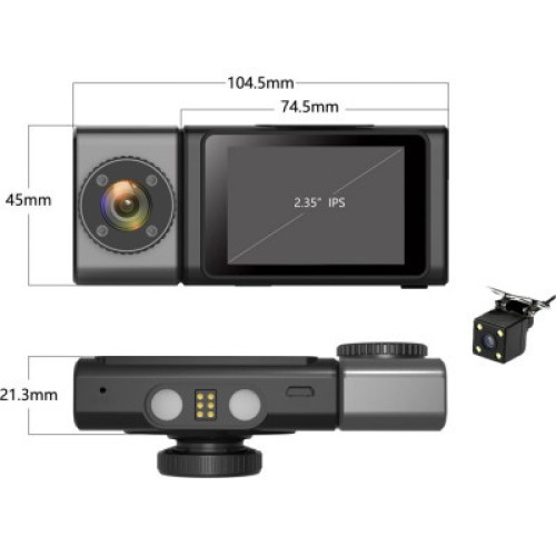 Видеорегистратор Aspiring Alibi 9 GPS, 3 Cameras, Speedcam (Aspiring Alibi 9 GPS, 3 Cameras, Speedcam)