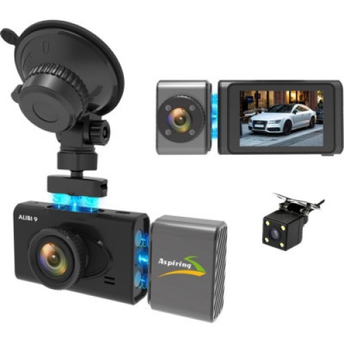Видеорегистратор Aspiring Alibi 9 GPS, 3 Cameras, Speedcam (Aspiring Alibi 9 GPS, 3 Cameras, Speedcam)