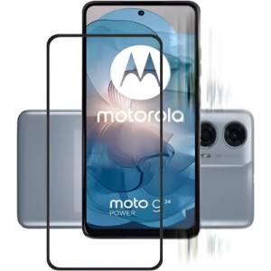 Стекло защитное BeCover Motorola Moto G24/G24 Power Black (710716)