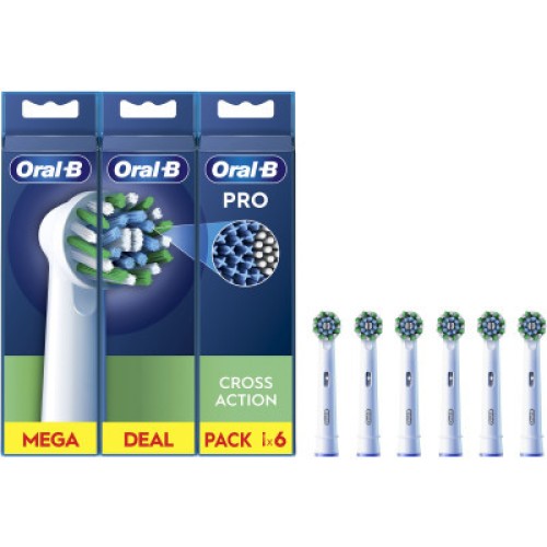 Насадка для зубной щетки Oral-B Pro Cross Action, 6 шт (8006540847879)