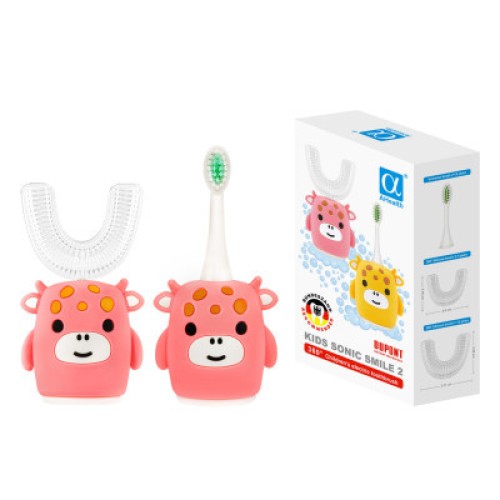 Электрическая зубная щетка AHealth KIDS SONIC SMILE 2 Pink (AHkss2p)