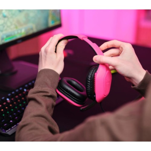 Наушники Trust GXT 415 Zirox 3.5мм Pink (24992)