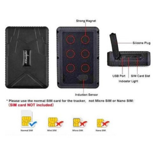 GPS трекер Voltronic TK-STAR TK-915 з магнітом 5 кг і акб 10000Ah на 120 діб Q50 (TK-915)