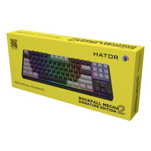 Клавиатура Hator Rockfall 2 Mecha Signature Edition USB Black/Gray (HTK-520-BBG)