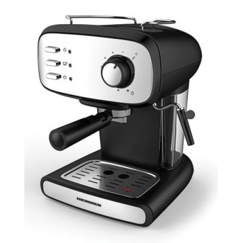 Рожковая кофеварка эспрессо HEINNER HEM-1100BKX