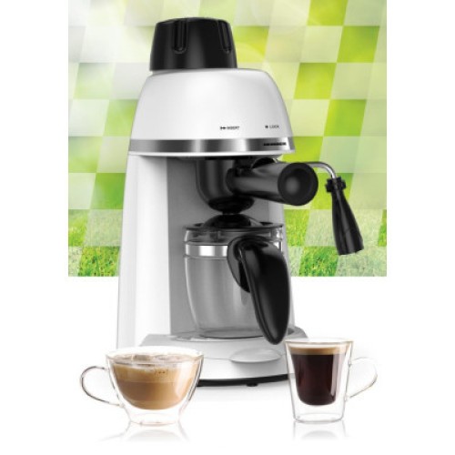 Рожковая кофеварка эспрессо HEINNER HEM-350WH