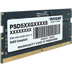 Модуль памяти для ноутбука SoDIMM DDR5 16GB 5600 MHz Patriot (PSD516G560081S)