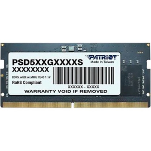 Модуль памяти для ноутбука SoDIMM DDR5 16GB 5600 MHz Patriot (PSD516G560081S)