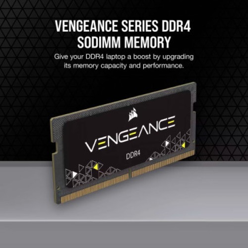 Модуль памяти для ноутбука SoDIMM DDR4 8GB 3200 MHz Vengeance Corsair (CMSX8GX4M1A3200C22)