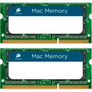 Модуль пам'яті для ноутбука SoDIMM DDR3 16GB (2x8GB) 1600 MHz Mac Memory Corsair (CMSA16GX3M2A1600C11)