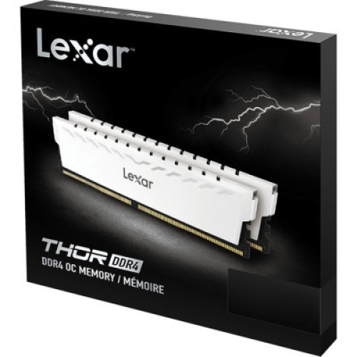 Модуль памяти для компьютера DDr432GB (2x16GB) 3600 MHz Thor White Lexar (LD4BU016G-R3600GDWG)