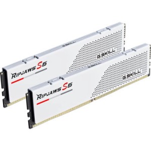 Модуль памяти для компьютера DDR5 32GB (2x16GB) 5200 MHz Ripjaws S5 Matte White G.Skill (F5-5200J4040A16GX2-RS5W)