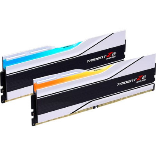 Модуль памяти для компьютера DDR5 32GB (2x16GB) 6400 MHz Trident Z5 Neo RGB Matte White G.Skill (F5-6400J3239G16GX2-TZ5NRW)