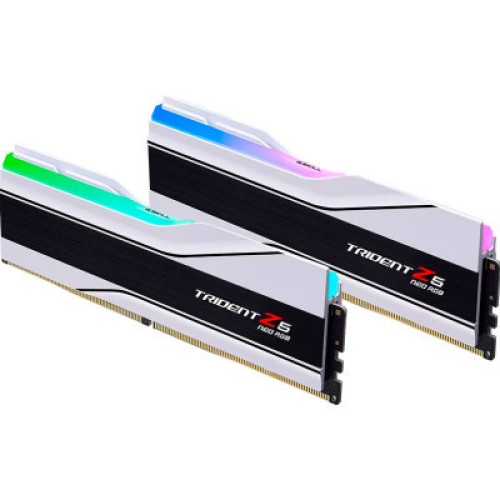 Модуль памяти для компьютера DDR5 32GB (2x16GB) 6400 MHz Trident Z5 Neo RGB Matte White G.Skill (F5-6400J3239G16GX2-TZ5NRW)