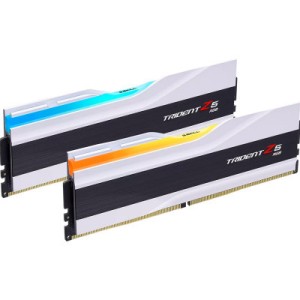 Модуль памяти для компьютера DDR5 64GB (2x32GB) 6400 MHz Trident Z5 RGB Matte White G.Skill (F5-6400J3239G32GX2-TZ5RW)