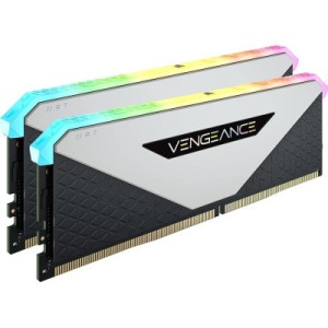 Модуль памяти для компьютера DDR4 32GB (2x16GB) 3600 MHz Vengeance RGB RT White Corsair (CMN32GX4M2Z3600C18W)