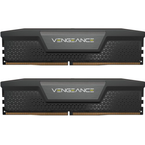 Модуль памяти для компьютера DDR5 32GB (2x16GB) 6000 MHz Vengeance Black Corsair (CMK32GX5M2B6000C30)