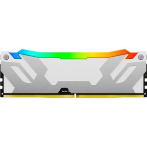 Модуль памяти для компьютера DDR5 32GB (2x16GB) 6800 MHz Renegade RGB White/Silver Kingston Fury (ex.HyperX) (KF568C36RWAK2-32)