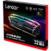 Модуль памяти для компьютера DDR5 32GB (2x16GB) 7200 MHz Ares RGB Black Lexar (LD5U16G72C34LA-RGD)