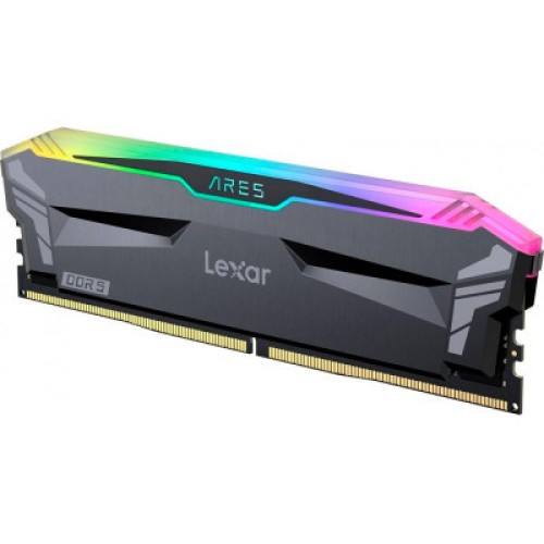 Модуль памяти для компьютера DDR5 32GB (2x16GB) 6400 MHz Ares RGB Black Lexar (LD5EU016G-R6400GDLA)