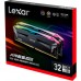 Модуль памяти для компьютера DDR5 32GB (2x16GB) 6400 MHz Ares RGB Black Lexar (LD5EU016G-R6400GDLA)