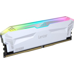 Модуль памяти для компьютера DDR5 32GB (2x(16GB) 6400 MHz Ares RGB White Lexar (LD5EU016G-R6400GDWA)