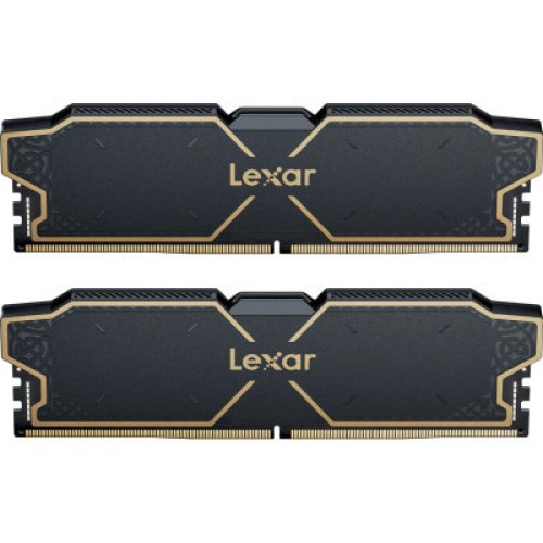 Модуль памяти для компьютера DDR5 32GB (2x16GB) 6000 MHz Thor Black Lexar (LD5U16G60C32LG-RGD)