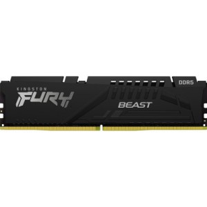 Модуль памяти для компьютера DDR5 8GB 5200 MHz Beast Black Kingston Fury (ex.HyperX) (KF552C40BB-8)