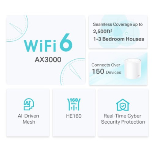 Точка доступа Wi-Fi TP-Link DECO-X50-1-PACK