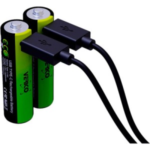 Аккумулятор Verico AA USB Type-C 1700mAh 1.5V Li-ion * 2 (LoopEnergy) (1UDBT-A1WEA2-NN)