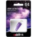 USB флеш накопитель AddLink 64GB U10 Violet USB 2.0 (ad64GBU10V2)